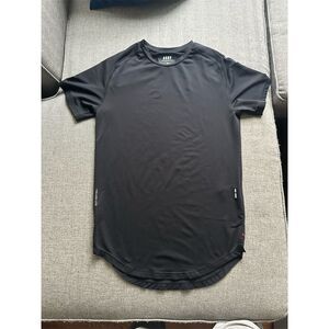 ASRV Men's XS Black Athletic T-Shirt Gym Quick Dry Breathable
